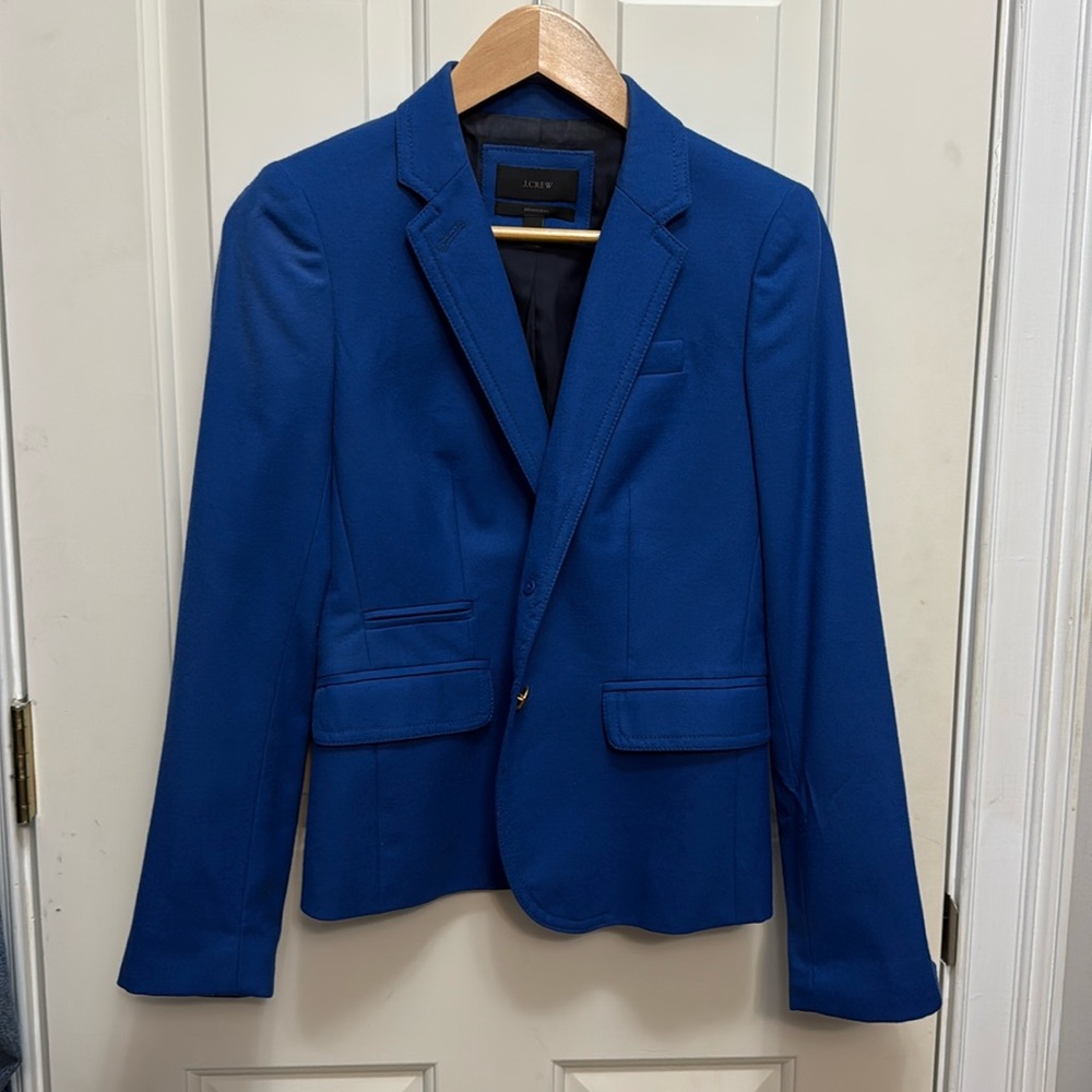 Wool fully lined schoolboy blazer j crew